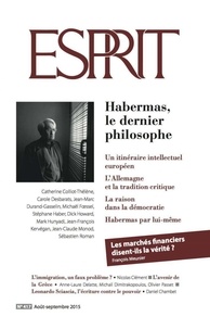  Collectif - Esprit août-septembre 2015 - Habermas, le dernier philosophe.