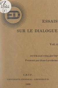 Essais sur le dialogue (4). Rhétorique et narrativité