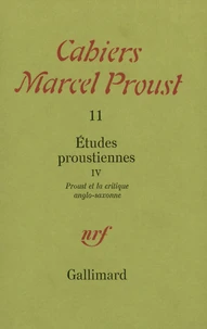 Études proustiennes... Tome 4