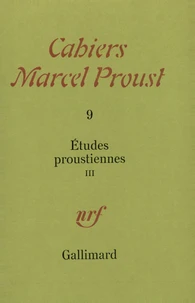 ETUDES PROUSTIENNES