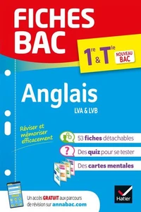 Fiches bac - Anglais 1re/Tle - Bac 2027