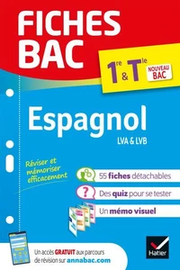 Fiches bac - Espagnol 1re/Tle  - Bac 2026