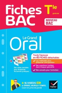 Fiches bac - Le Grand Oral Tle - Bac 2027