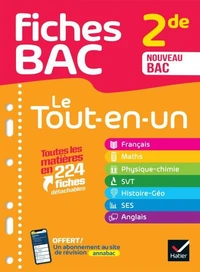 Fiches bac - Le Tout-en-un 2de (toutes les matières) - 2026-2027