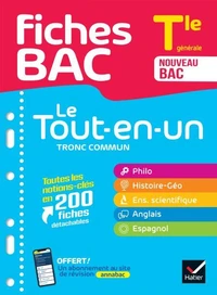 Fiches bac - Le Tout-en-un Tronc commun Tle générale (toutes les matières) - Bac 2027