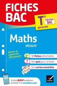  Collectif - Fiches bac Maths Tle (spécialité) - Bac 2023 - nouveau programme de Terminale.