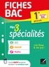  Collectif - Fiches bac Mes 3 spécialités 1re générale : Maths, SES, HGGSP - nouveau programme de Première.