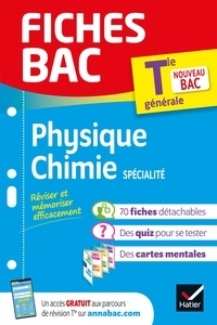  Collectif - Fiches bac Physique-Chimie Tle (spécialité) - Bac 2023 - nouveau programme de Terminale.