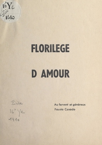 Florilège d'amour