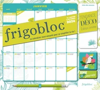Frigobloc Mensuel 2026 Déco Végétal (de janv. à déc. 2026)