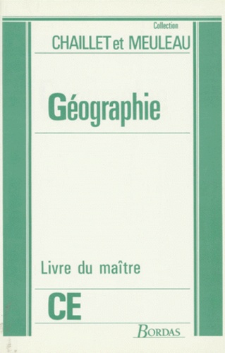  Collectif - Geographie Ce. Le Livre Du Maitre.
