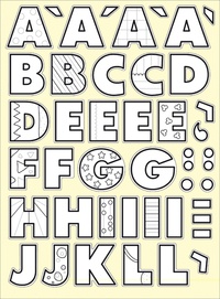  Collectif - Gommettes à colorier alphabet.