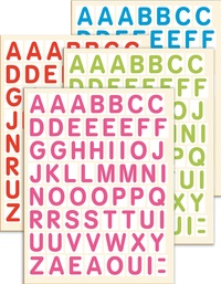  Collectif - Gommettes lettres majuscules.