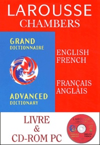  Collectif - Grand dictionnaire Larousse-Chambers français-anglais et anglais-français. - Avec CD-ROM.