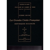  Collectif - Guerre 1939-1945. Les grandes unités françaises : historiques succincts - T.5, pochette de cartes,.