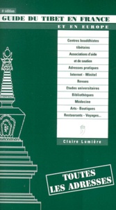  Collectif - Guide Du Tibet En France Et En Europe. 6eme Edition.