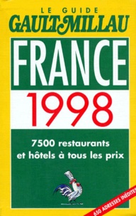  Collectif - Guide Gaultmillau France 1998.