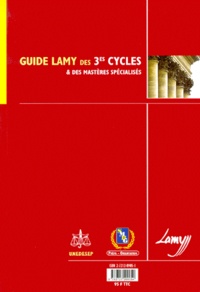  Collectif - Guide Lamy Des 3emes Cycles Et Des Masteres Specialises. Edition 2000.