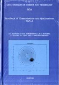  Collectif - Handbook Of Chemometrics And Qualimetrics 2 Volumes.