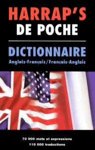  Collectif - Harrap's de poche - English-French dictionary, dictionnaire français-anglais.