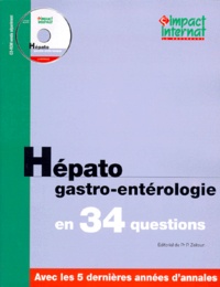  Collectif - HEPATO-GASTRO-ENTEROLOGIE EN 34 QUESTIONS.