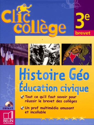  Collectif - Histoire-Geographie Education Civique 3eme Brevet.