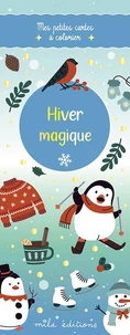 Hiver magique - Mes petites cartes à colorier
