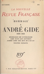  Collectif et Laure Albin-Guillot - Hommage à André Gide, 1869-1951.