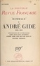  Collectif et Laure Albin-Guillot - Hommage à André Gide, 1869-1951.