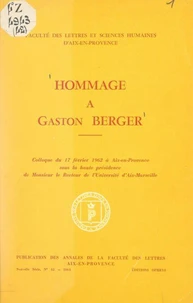 Hommage à Gaston Berger