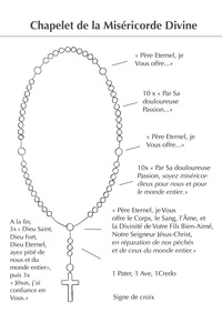  Collectif - Image chapelet de la miséricorde divine par 20 ex - F66a.