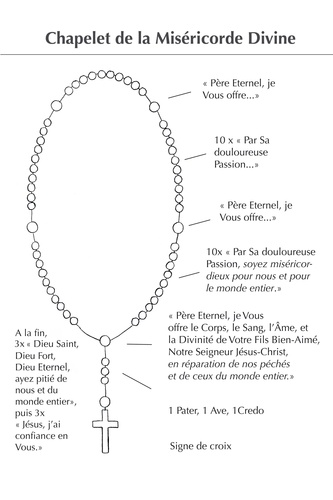  Collectif - Image chapelet de la miséricorde divine par 20 ex - F66a.