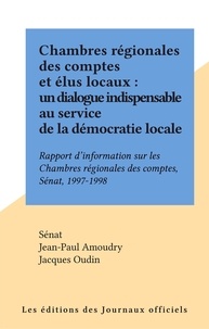  Collectif - Impressions. 1997-1998 / Sénat Tome 520 - Rapport d'information sur les chambres régionales des comptes.