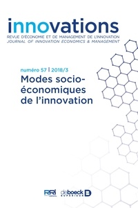 Collectif - Innovations 2018/3 - 57 - Modes socio&#8209;économiques de l’innovation.