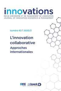 Innovations n° 62 - l'innovation collaborative - Approches internationales