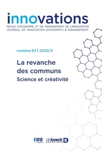  Collectif - Innovations n° 63 - La revanche des communs  - Science et créativité.