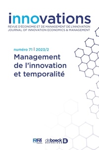  Collectif - Innovations n° 71 - Management de l'innovation et temporalité.