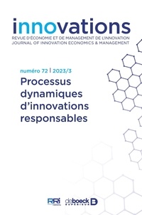  Collectif - Innovations n° 72 - Processus dynamiques d’innovations responsables.