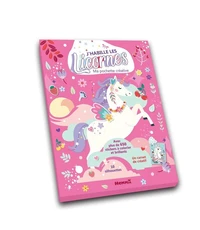 J'habille les licornes - Ma pochette créative - Avec plus de 650 stickers à colorier et brillants - Un carnet créatif - 10 silhouettes