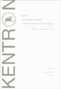 Kentron Volume 17 Fascicule 1 / 2001.pdf