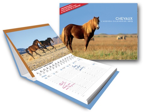 L'agenda-calendrier Chevaux 2015