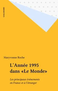 L'année 1995 dans "Le Monde"