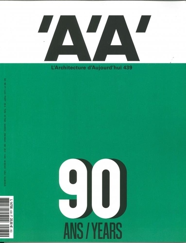  Collectif - L'Architecture d'aujourd'hui n° 439 - AA et Paris, 90 ans de projets - novembre 2020.