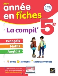 Livres de téléchargement audio gratuits La Compil' 5e  : français, maths et anglais  - fiches de révision & exercices dans toutes les matières par  9782401089822