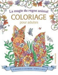  Collectif - La magie du règne animal - Coloriage pour adultes (avec boîte porte-carte).