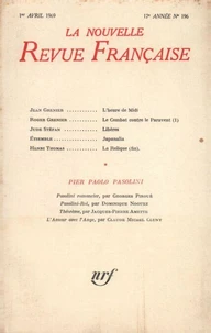 La Nouvelle Revue Française N° 196, avril 1969