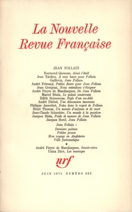  Collectif - La Nouvelle Revue Française N°222 juin 1971 : Jean Follain.