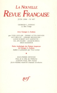  Collectif - La Nouvelle Revue Française N°497, juin 1994 : .