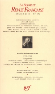  Collectif - La Nouvelle Revue Française N° 572 (janvier 2005 : .