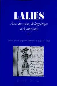 Lalies N° 10